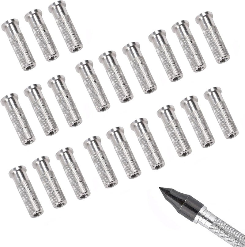 AsYeegata 36 Pack Aluminum .244 Arrow Inserts for Carbon Arrows, 6.2mm Archery Practice Tips, Arrow Shaft Hunting Archery Accessories - Image 1